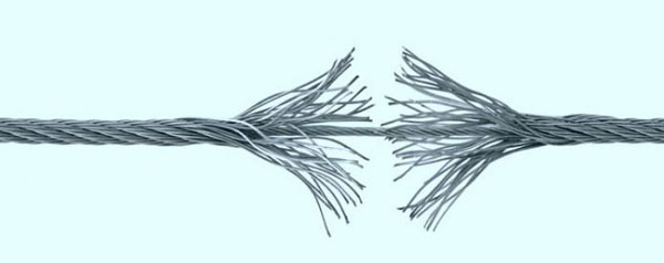 کشش سیم بکسل تا شکست